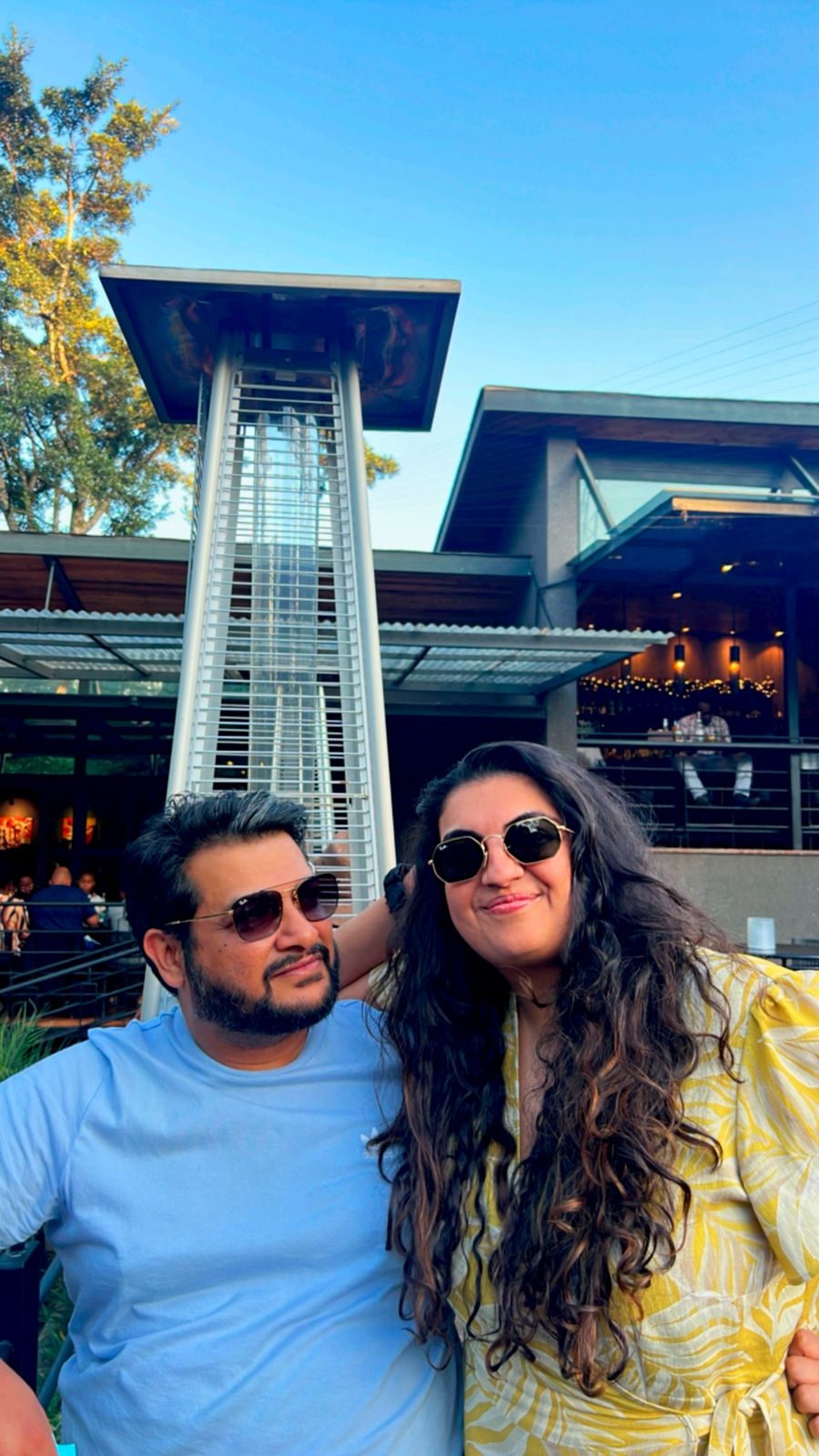 Meghna & Harit at sunset